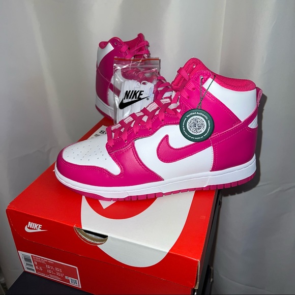 Nike Shoes - Nike Dunk High Pink Prime